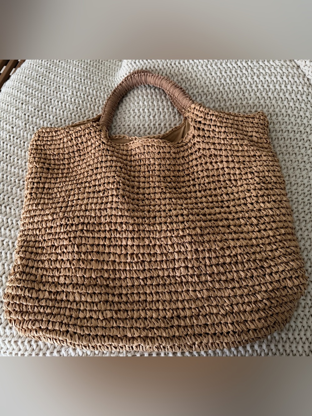 Fallon & Royce Mel straw and suede bag - Picture 5 of 16